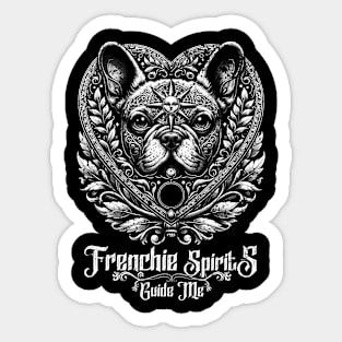 Frenchie Spirits Guide Me Sticker